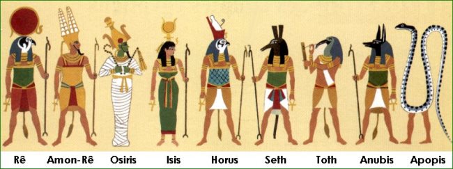 Les dieux Egyptiens