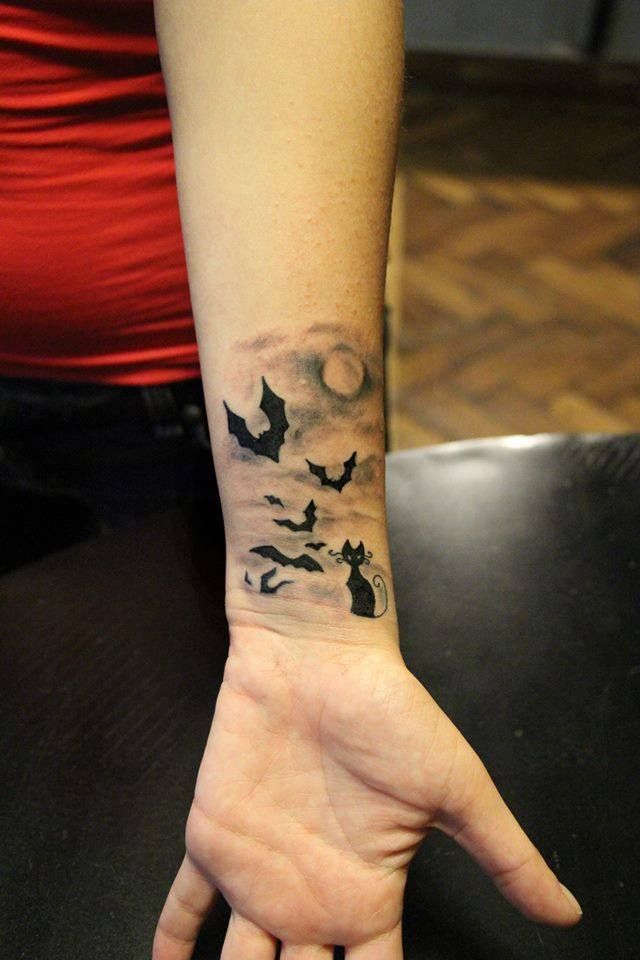 Que symbolise une chauve-souris sur un tattoo?