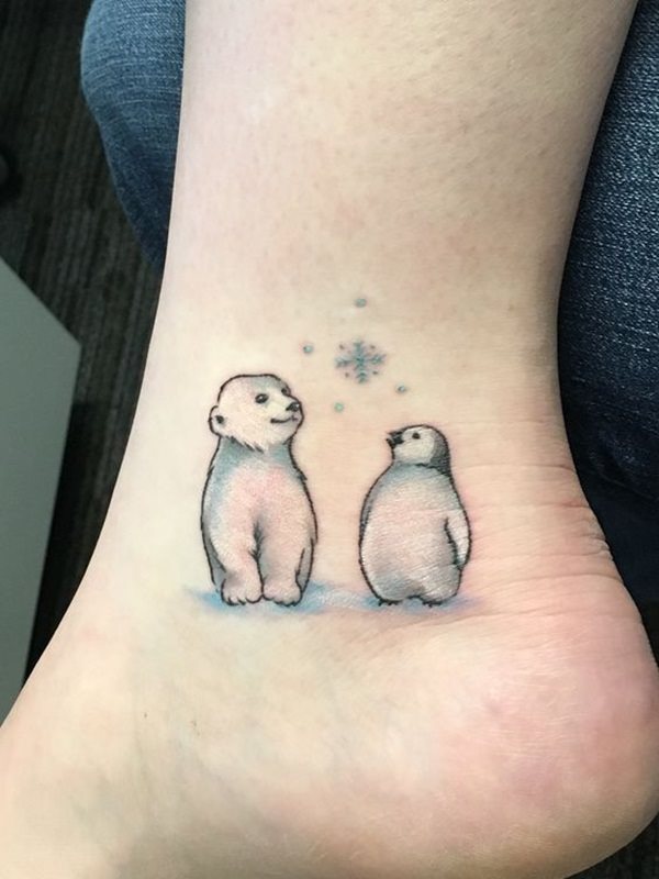 Que signifie un pingouin sur un tatouage?