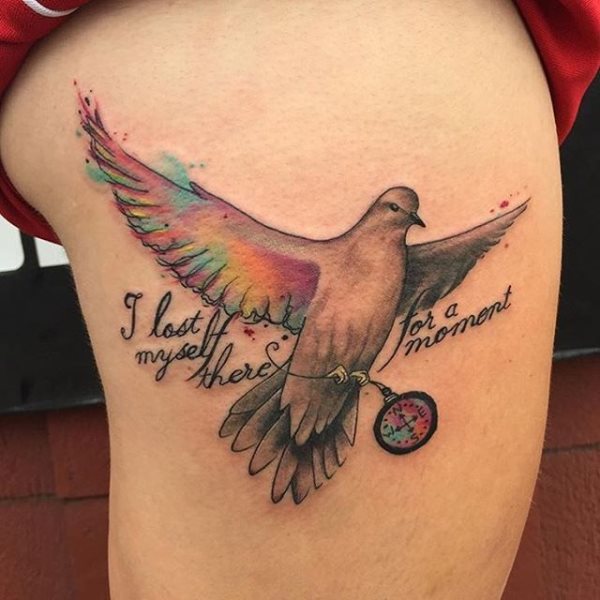 tatouage colombe