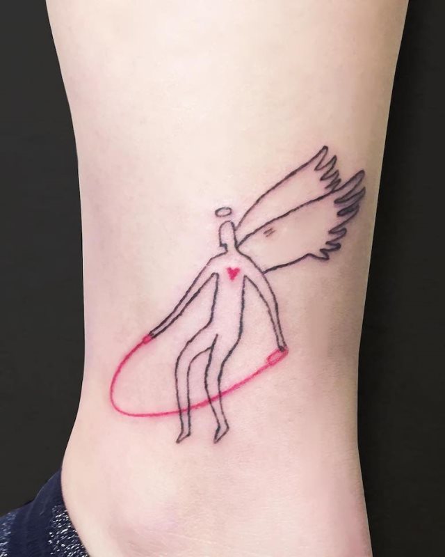 tattoo feminin ange 15