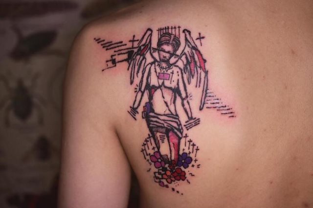 tattoo feminin ange 54