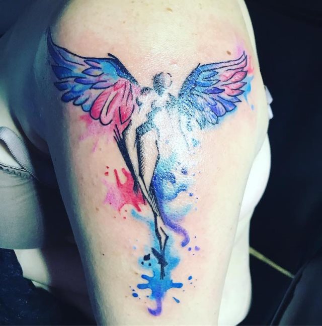 tattoo feminin ange 65