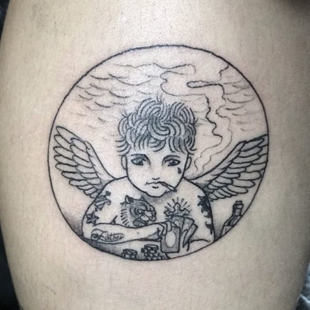 tattoo feminin ange 69