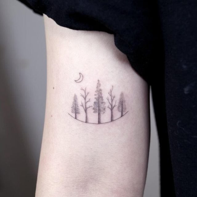 tattoo feminin arbre 11