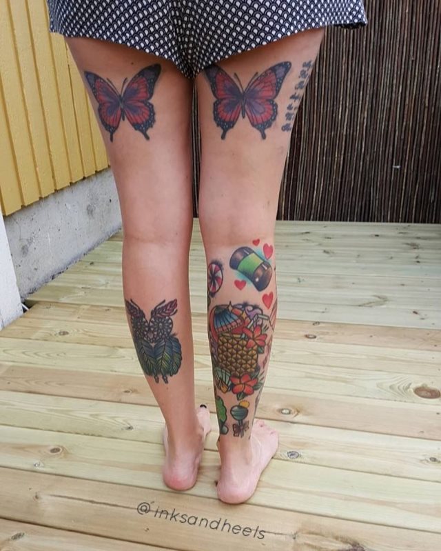 tattoo feminin de papillon 109
