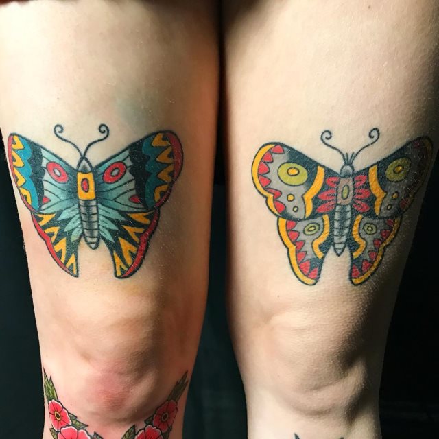 tattoo feminin de papillon 126