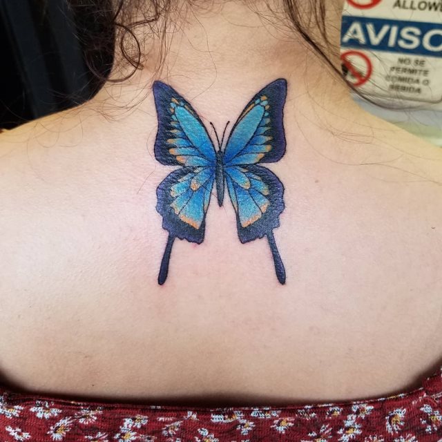 tattoo feminin de papillon 190