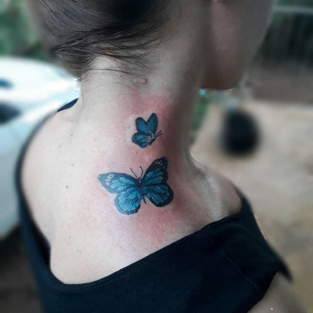 tattoo feminin de papillon 28