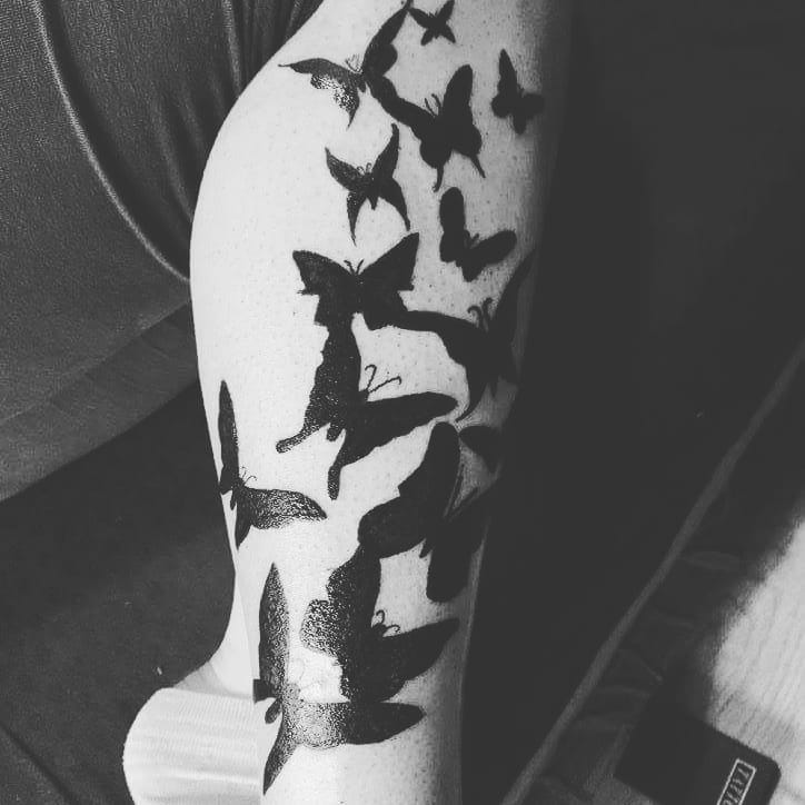 tattoo feminin de papillon 68