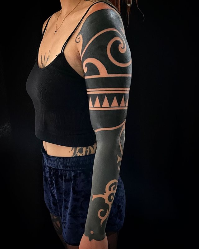 tattoo feminin de tribal 02