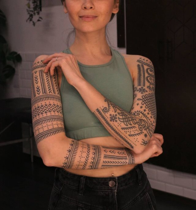 tattoo feminin de tribal 05