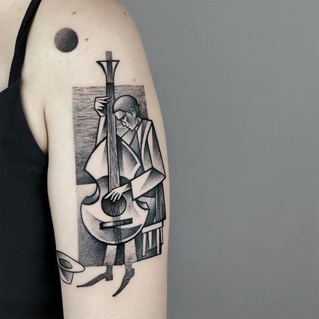 tattoo feminin musicale 69