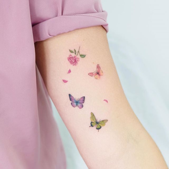tattoo feminin pour bras 20