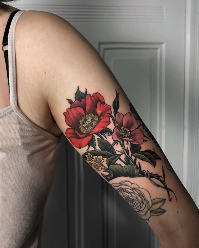 tattoo feminin pour bras 89