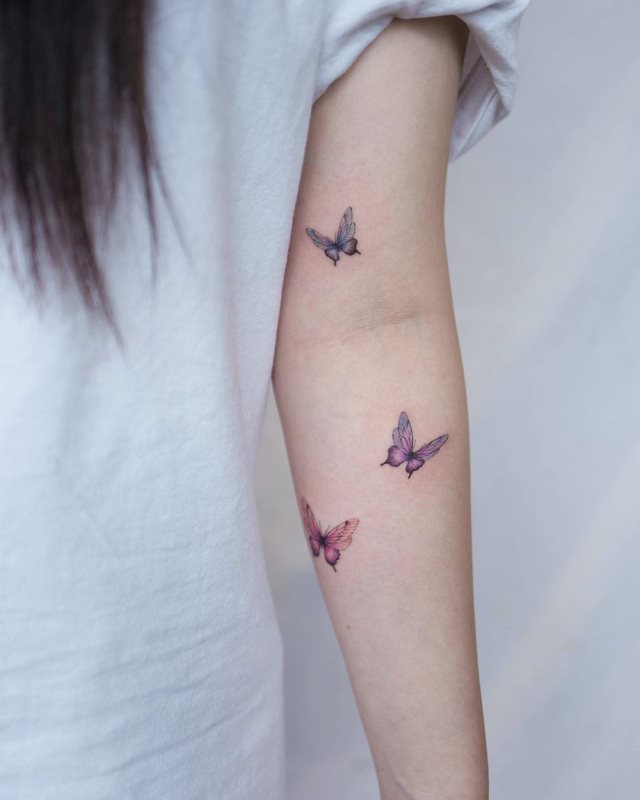 tattoo feminin pour bras 93