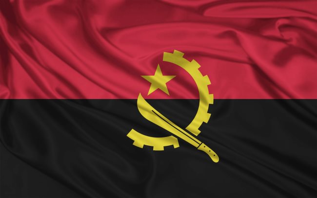 Que symbolisent les couleurs du drapeau d’Angola?