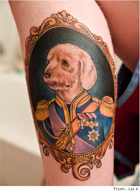 tatouage chien 69