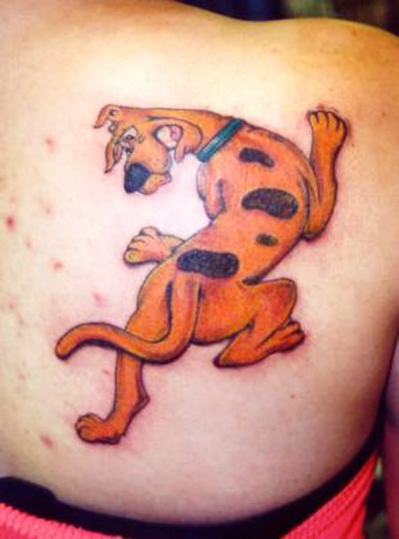 tatouage chien 86