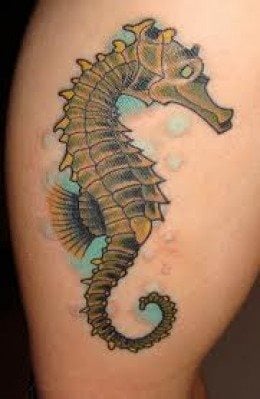 207 tatouage hippocampes