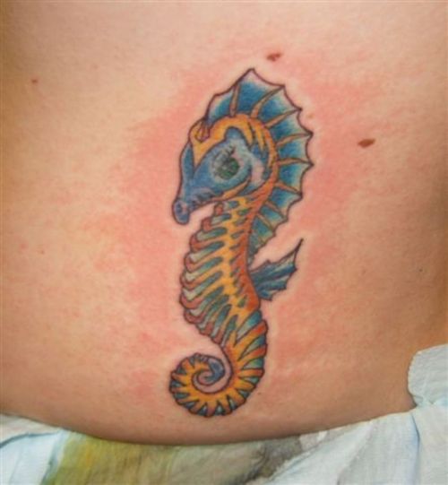 223 tatouage hippocampes