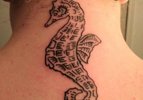 227 tatouage hippocampes