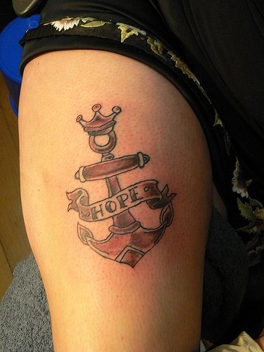 tatouage ancre marine 522