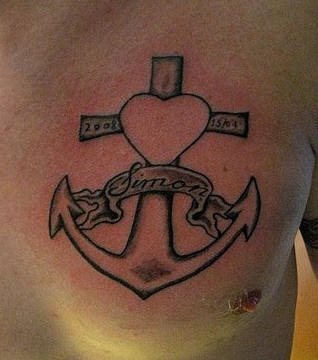 tatouage ancre marine 526