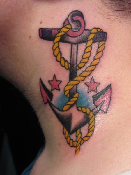 tatouage ancre marine 506