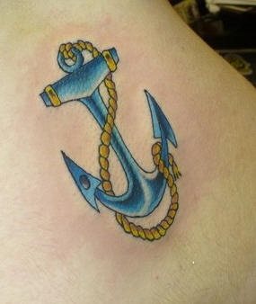 tatouage ancre marine 518