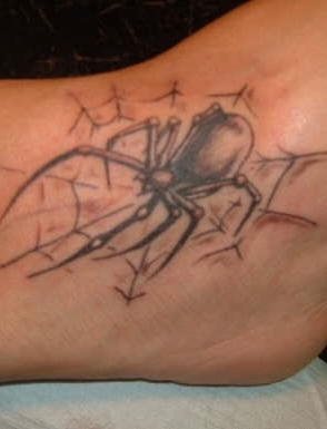 tatouage araignée 552