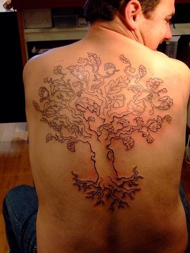 tatouage arbre 562