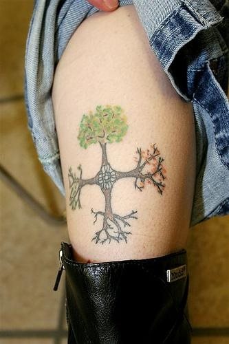 tatouage arbre 572