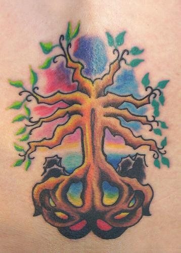tatouage arbre 578
