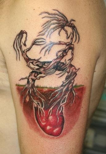 tatouage arbre 581