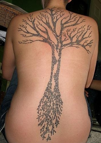 tatouage arbre 583