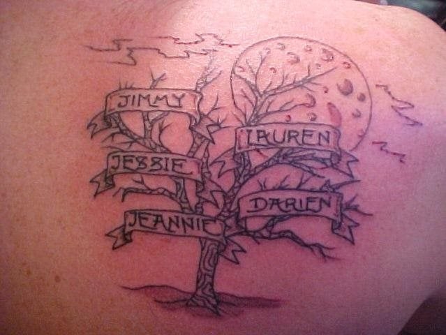 tatouage arbre 586