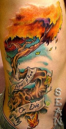 tatouage arbre 502