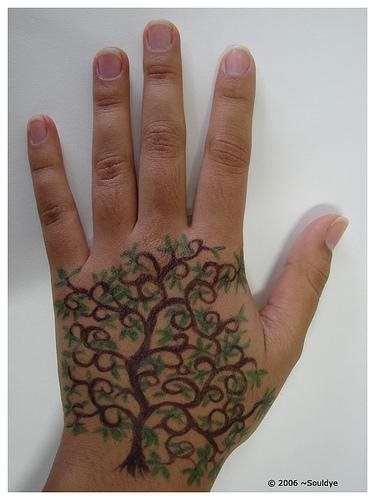 tatouage arbre 521