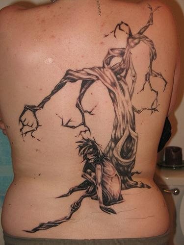 tatouage arbre 528