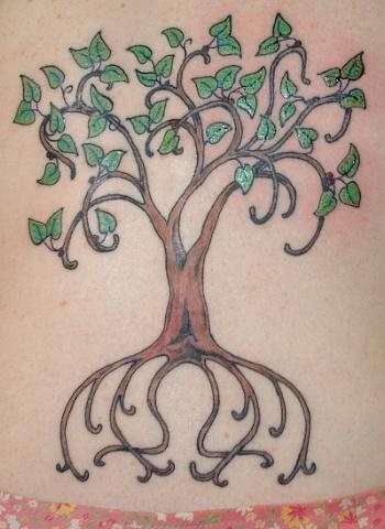 tatouage arbre 529
