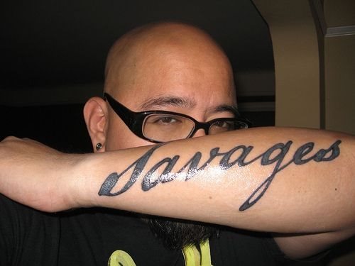 tatouage calligraphie texte 546