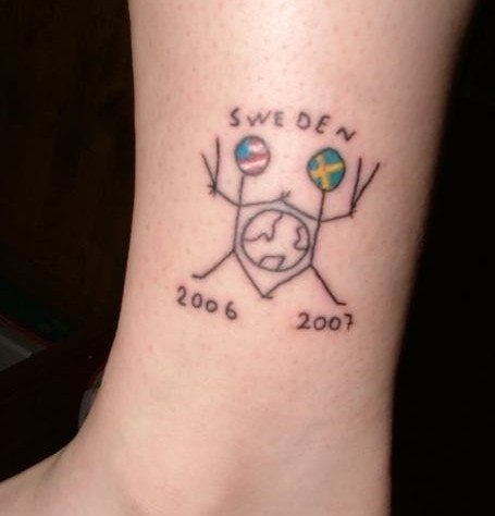 tatouage cheville 1147