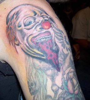 tatouage clown 1034