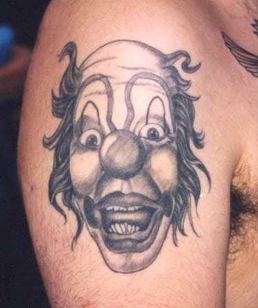 tatouage clown 1042
