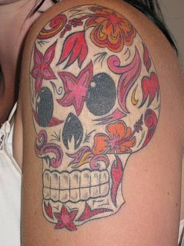 tatouage crâne 545