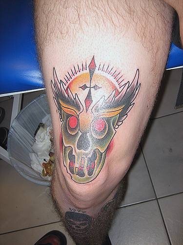 tatouage crâne 548