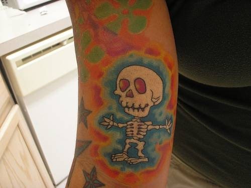 tatouage crâne 551