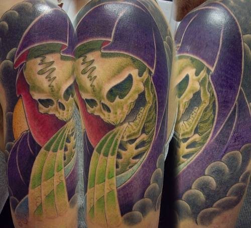 tatouage crâne 560