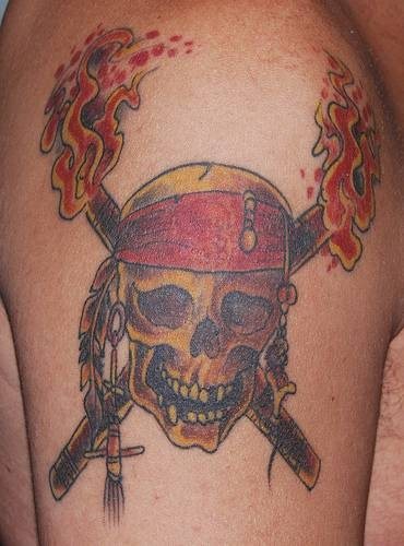 tatouage crâne 564